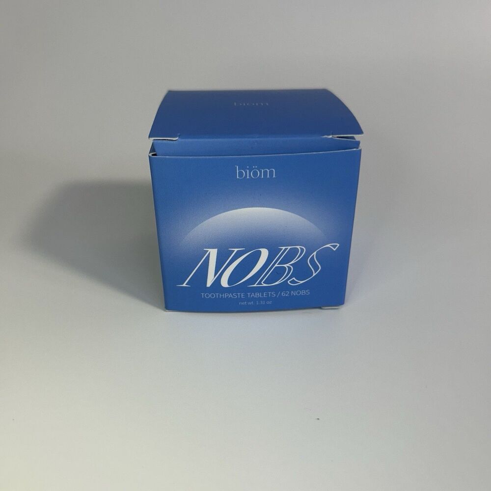 Biom NoBS Toothpaste Tablets 62 Ct Fluoride-Free Classic Mint nano-hydroxapatite